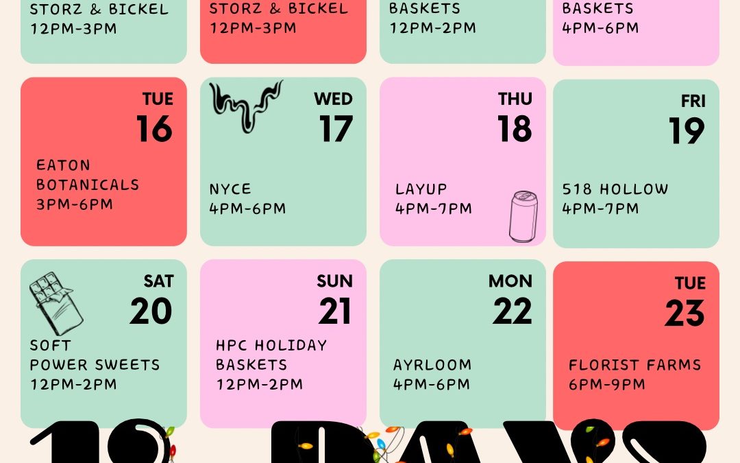 HPC In House Holiday Basket Pop-up